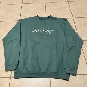 Green crewneck